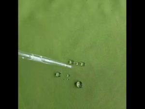 Cina produsen polyamide nilon pu polyurethane dilapisi kain jaket elastane nilon tahan air