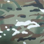 teflon 100% polyester tenunan kain kamuflase hujan jaket militer tahan air luar ruangan