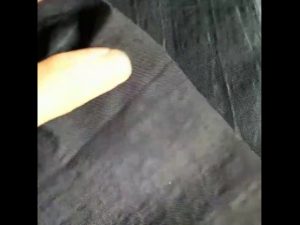 Dicetak kerut keriting keriting kain nilon berkerut kerak untuk tas